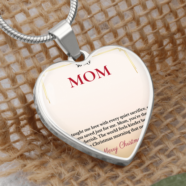 Heartfelt Christmas Gift for Mom | Dazzling Jewelry That Captures Family Love | Elegant Holiday Necklace She'll Treasure