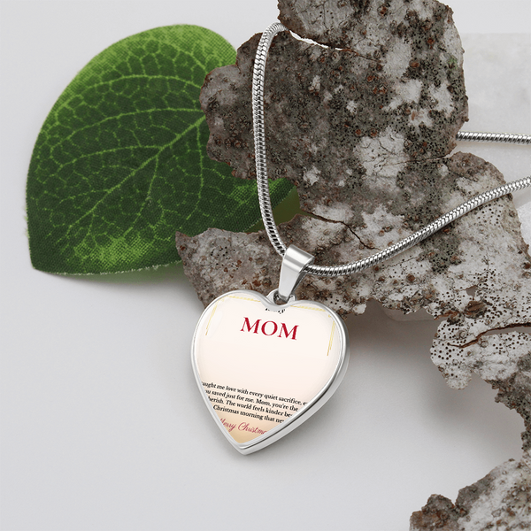 Heartfelt Christmas Gift for Mom | Dazzling Jewelry That Captures Family Love | Elegant Holiday Necklace She'll Treasure