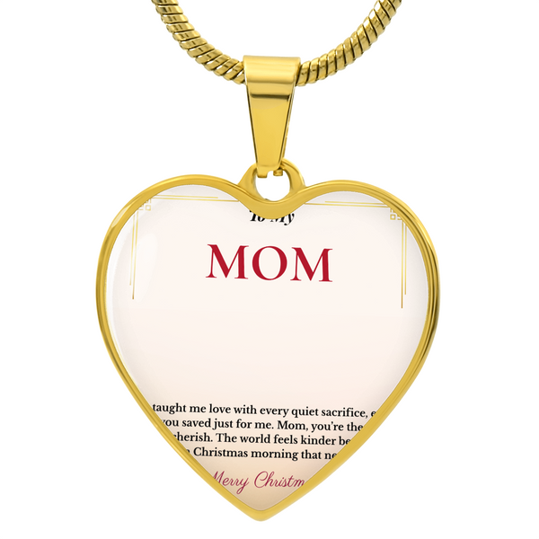 Heartfelt Christmas Gift for Mom | Dazzling Jewelry That Captures Family Love | Elegant Holiday Necklace She'll Treasure