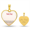 Heartfelt Christmas Gift for Mom | Dazzling Jewelry That Captures Family Love | Elegant Holiday Necklace She'll Treasure