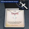 Faith-Inspired Christmas Gift for Mom | Custom Engraved Jewelry Reflecting Love & Hope | Elegant Keepsake for Her
