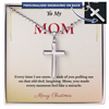 Faith-Inspired Christmas Gift for Mom | Custom Engraved Jewelry Reflecting Love & Hope | Elegant Keepsake for Her