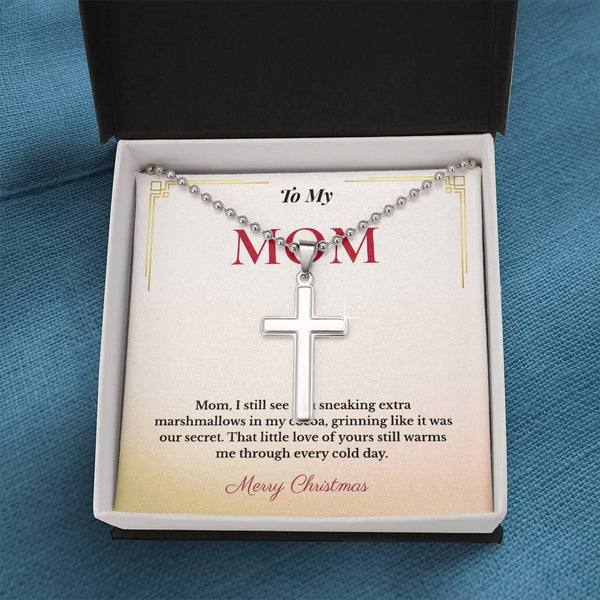 Elegant Christmas Gift for Mom | Handcrafted Faith Jewelry That Symbolizes Strength & Grace | Meaningful Holiday Keepsake