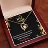 Make Her Heart Melt – Forever Love Heart Necklace, The Perfect Christmas Gift for Your Wife