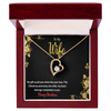 Make Her Heart Melt – Forever Love Heart Necklace, The Perfect Christmas Gift for Your Wife