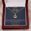 Anchor Pendant Necklace – Meaningful Christmas Gift for Wife | Symbol of Strength, Stability & Endless Love | Elegant Holiday Jewelry for Her