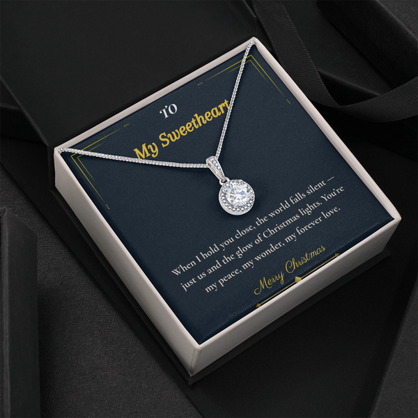 Eternal Hope Necklace – Elegant Christmas Gift for Wife | Sparkling Jewelry That Symbolizes Faith & Love | Timeless Holiday Keepsake for Her