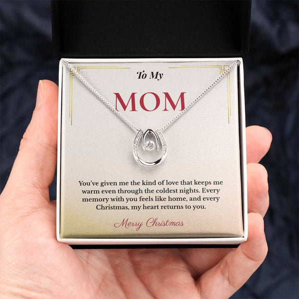 Heartwarming Christmas Gift for Mom | Charming Jewelry That Brings Love, Joy & Fortune | Elegant Keepsake She'll Treasure