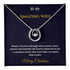 Lucky in Love Necklace – Romantic Christmas Gift for Wife | Charming Jewelry That Brings Love & Fortune | Elegant Keepsake She'll Treasure