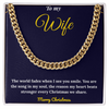 Luxury Cuban Link Chain for Men – 14K Gold or Stainless Steel Necklace | Perfect Christmas Gift for Him | Christmas Gift Idea 2025