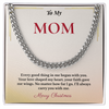 Stylish Christmas Gift for Mom | Modern Jewelry That Reflects Her Strength & Grace | Luxury Holiday Necklacez She'll Love