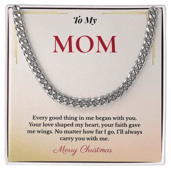 Stylish Christmas Gift for Mom | Modern Jewelry That Reflects Her Strength & Grace | Luxury Holiday Necklacez She'll Love