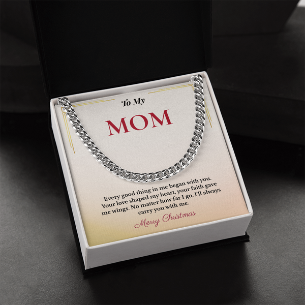 Stylish Christmas Gift for Mom | Modern Jewelry That Reflects Her Strength & Grace | Luxury Holiday Necklacez She'll Love