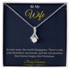 Alluring Beauty Necklace – Romantic Christmas Gift for Wife | Dazzling Jewelry That Celebrates Her Grace | Perfect Holiday Surprise She'll Adore