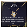 Heartfelt Love Letter Necklace for Wife – Dainty Pendant with Personalized Message Card, Perfect Romantic Gift