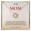 Heartfelt Christmas Gift for Mom That Symbolizes Eternal Love | Meaningful Jewelry from Daughter or Son | Elegant Holiday Gift She'll Treasure