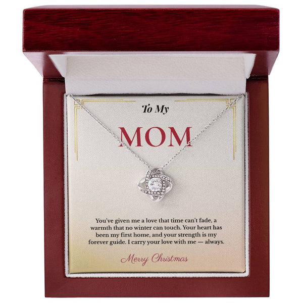 Heartfelt Christmas Gift for Mom That Symbolizes Eternal Love | Meaningful Jewelry from Daughter or Son | Elegant Holiday Gift She'll Treasure