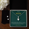Alluring Beauty Necklace and Earring Set – Beautiful Christmas Gift for Sister | Trending Jewelry Combo