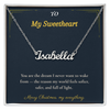 Custom Name Necklace – Personalized Christmas Gift for Wife | Engraved Jewelry That Captures Your Love | Elegant Custom Keepsake for Her