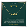 Custom Name Necklace – Unique Christmas Gift for Sister | Personalized Jewelry Bestseller