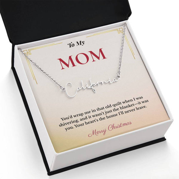 Personalized Christmas Gift for Mom | Elegant Jewelry Celebrating Her Identity & Love | Unique Keepsake She'll Treasure