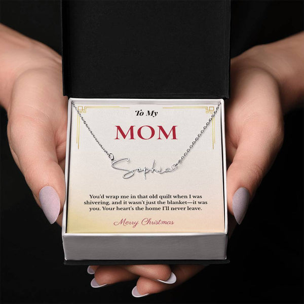 Personalized Christmas Gift for Mom | Elegant Jewelry Celebrating Her Identity & Love | Unique Keepsake She'll Treasure