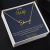 Signature Style Custom Name Necklace – Personalized Christmas Gift for Wife | Elegant Jewelry That Celebrates Her Identity | Unique Holiday Keepsake She'll Love