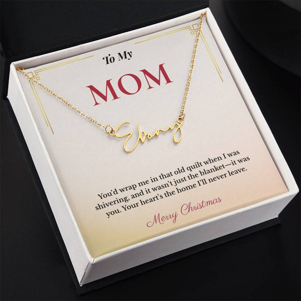 Personalized Christmas Gift for Mom | Elegant Jewelry Celebrating Her Identity & Love | Unique Keepsake She'll Treasure