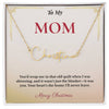 Personalized Christmas Gift for Mom | Elegant Jewelry Celebrating Her Identity & Love | Unique Keepsake She'll Treasure