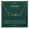 Signature Style Custom Name Necklace – Personalized Christmas Gift for Sister | Trending Custom Jewelry Idea