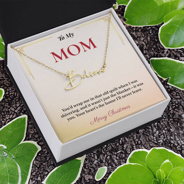 Personalized Christmas Gift for Mom | Elegant Jewelry Celebrating Her Identity & Love | Unique Keepsake She'll Treasure