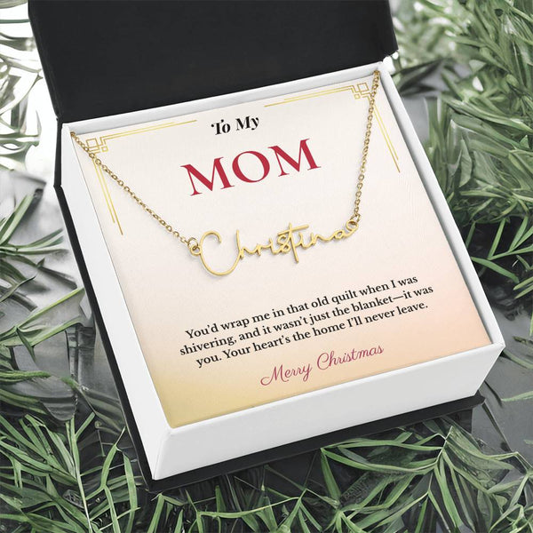 Personalized Christmas Gift for Mom | Elegant Jewelry Celebrating Her Identity & Love | Unique Keepsake She'll Treasure