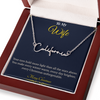 Signature Style Custom Name Necklace – Personalized Christmas Gift for Wife | Elegant Jewelry That Celebrates Her Identity | Unique Holiday Keepsake She'll Love