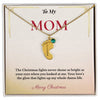 Sentimental Christmas Gift for Mom | Personalized Jewelry Honoring Motherhood & Family Love | Heartfelt Keepsake