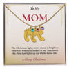 Sentimental Christmas Gift for Mom | Personalized Jewelry Honoring Motherhood & Family Love | Heartfelt Keepsake