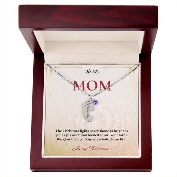 Sentimental Christmas Gift for Mom | Personalized Jewelry Honoring Motherhood & Family Love | Heartfelt Keepsake