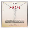 Custom Christmas Gift for Mom | Personalized Jewelry Keeping Her Loved Ones Close | Elegant Family Name Design She'll Adore