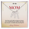 Custom Christmas Gift for Mom | Personalized Jewelry Keeping Her Loved Ones Close | Elegant Family Name Design She'll Adore