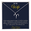 Zodiac Necklace – Personalized Christmas Gift for Wife | Astrological Jewelry That Reflects Her Unique Energy | Elegant Holiday Keepsake for Her