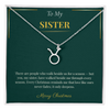 Zodiac Necklace – Personalized Christmas Gift for Sister | Custom Astrological Holiday Jewelry