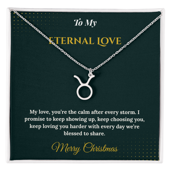 Zodiac Necklace – Personalized Christmas Gift for Wife | Astrological Jewelry That Reflects Her Unique Energy | Elegant Holiday Keepsake for Her