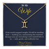 Zodiac Necklace – Personalized Christmas Gift for Wife | Astrological Jewelry That Reflects Her Unique Energy | Elegant Holiday Keepsake for Her
