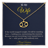 Zodiac Necklace – Personalized Christmas Gift for Wife | Astrological Jewelry That Reflects Her Unique Energy | Elegant Holiday Keepsake for Her