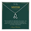 Zodiac Necklace – Personalized Christmas Gift for Sister | Custom Astrological Holiday Jewelry