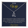 Zodiac Necklace – Personalized Christmas Gift for Wife | Astrological Jewelry That Reflects Her Unique Energy | Elegant Holiday Keepsake for Her