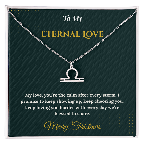 Zodiac Necklace – Personalized Christmas Gift for Wife | Astrological Jewelry That Reflects Her Unique Energy | Elegant Holiday Keepsake for Her