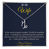 Zodiac Necklace – Personalized Christmas Gift for Wife | Astrological Jewelry That Reflects Her Unique Energy | Elegant Holiday Keepsake for Her