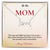 Heartfelt Christmas Gift for Mom | Elegant Jewelry That Spells Out Love Beautifully | Timeless Holiday Keepsake She'll Adore