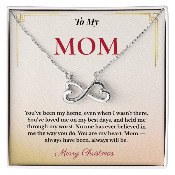 Elegant Christmas Gift for Mom | Timeless Jewelry That Represents Infinite Love | Heartfelt Keepsake She'll Adore