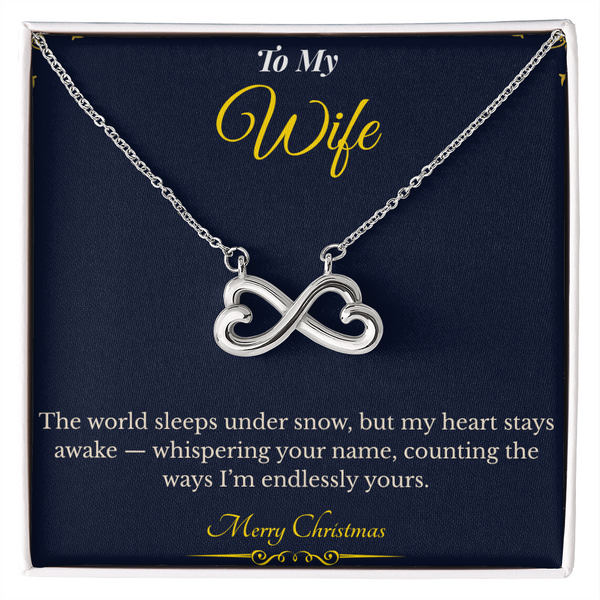 Endless Love Necklace – Romantic Christmas Gift for Wife | Timeless Jewelry That Represents Infinite Devotion | Elegant Holiday Keepsake for Her